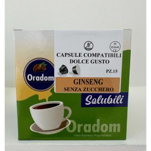 Oradom Dolce Gusto Ginseng Senza Zucchero N.15 Capsule