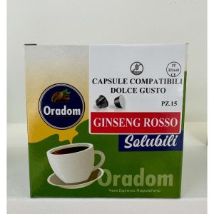 Oradom Dolce Gusto Ginseng Rosso N.15 Capsule