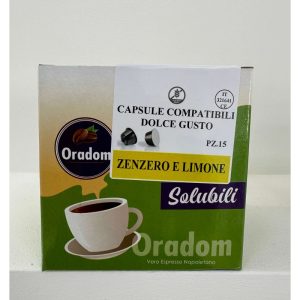 Oradom Dolce Gusto Zenzero e Limone N.15 Capsule