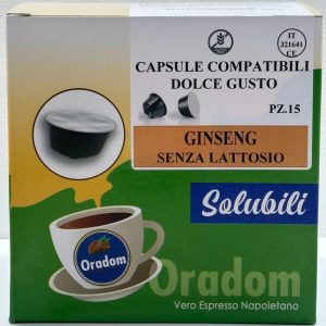 Oradom Dolce Gusto Ginseng Senza Lattosio - 15 Capsule